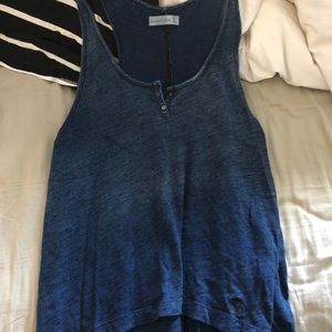 Abercrombie & Fitch blue tank top